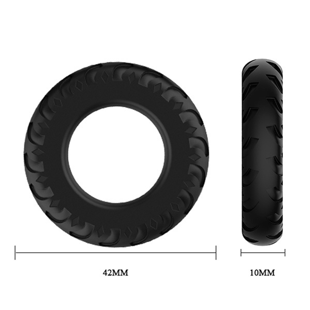 Набор из 3 эрекционных колец 3,6см, 3,9см и 4,2см Baile Titan BI-210148