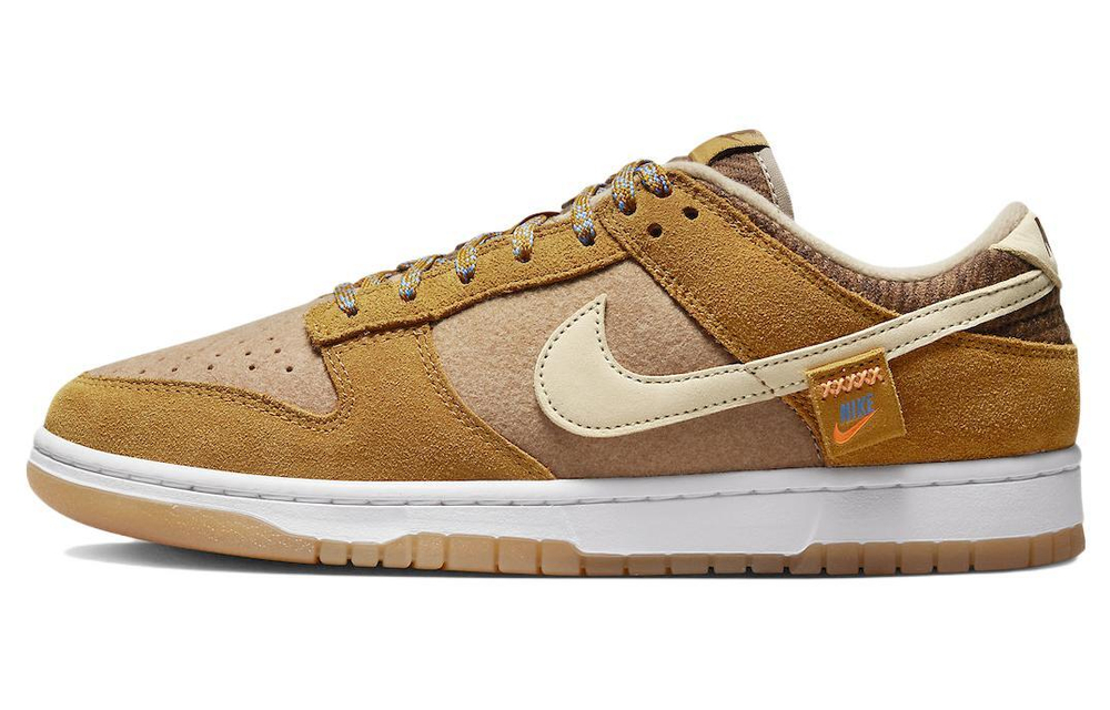 Nike Dunk Low "Teddy Bear" Teddy Bear Skid-Resistant Low-Panel Shoes Brown