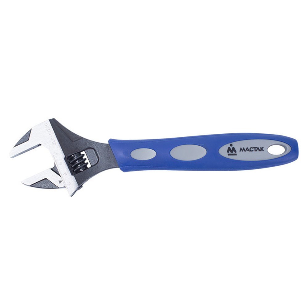 МАСТАК (020-10250H) Ключ разводной 250 мм, эргономичная ручка