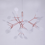 Подвесной дизайнерский светильник  Heracleum II by Moooi (медный, D50 cm)