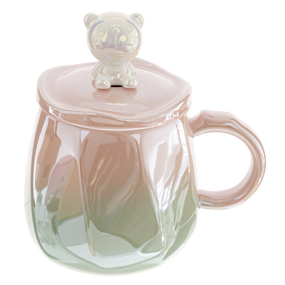 GAEM Кружка с крышкой, 400 мл, L8 W8 H9 см, 4в.