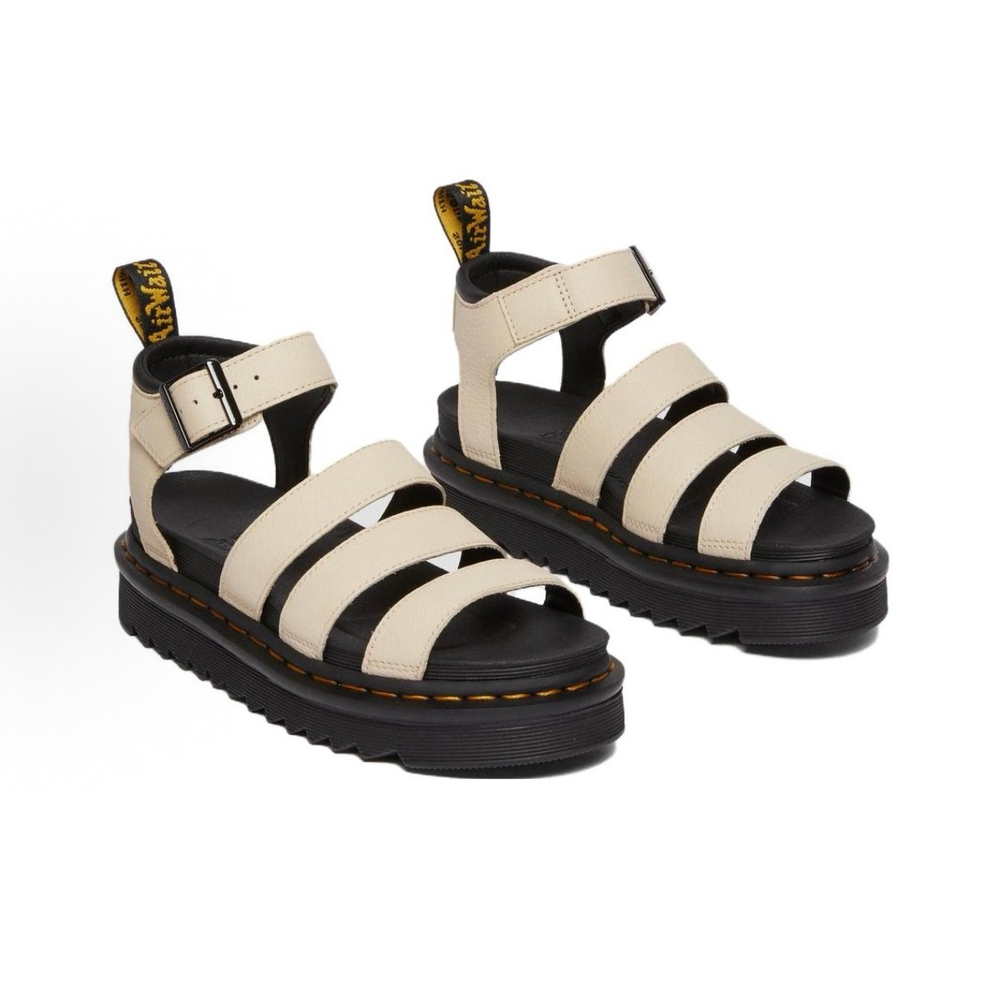 Сандалии Dr. Martens Clarissa II Pisa Leather Strap Platform Sandals