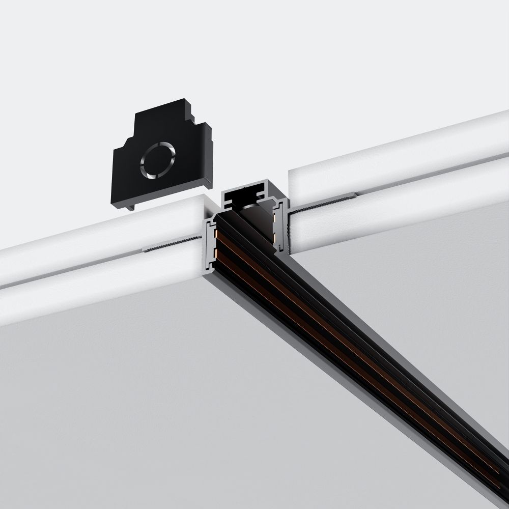 Заглушки для встраиваемого низкопрофильного шинопровода 2шт. Maytoni Exility TRAM034EC-42B