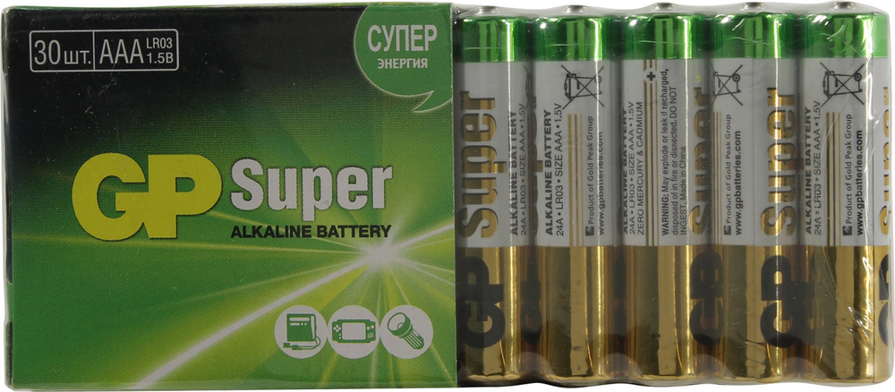 Батарейка LR03 AAA GP Super Alkaline 1 шт.