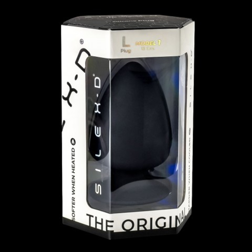 Анальный плаг черный  MODEL 1 от SILEXD (L: 13*7,2 см.)