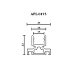 Шинопровод магнитный Aployt Magnetic track 48 APL.0175.00.200