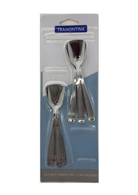 TRAMONTINA "Athena" Набор чайных ложек 6пр.