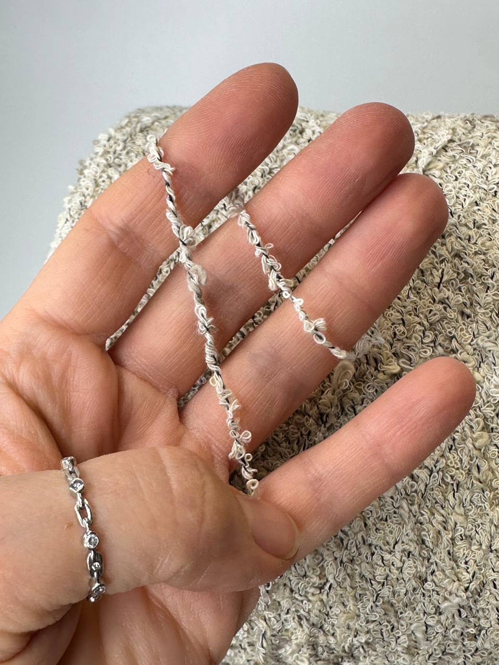 CUCUTA - Azeta Filati; 85% хлопок, 15 п/а; 185м/100гр; col. 6 BEIGE, цвет: бежевый; S702; МР