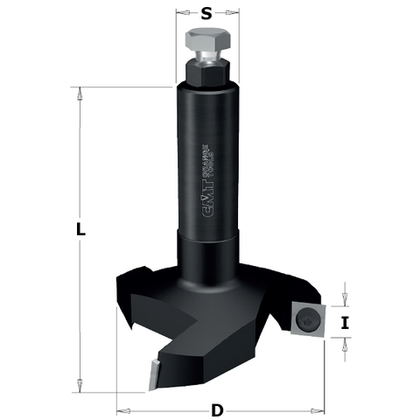 Фреза фуговальная со сменными ножами HM Z3 D=60x12x80 RH S=12 663.003.11