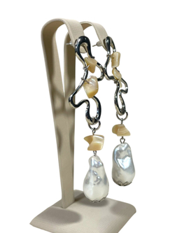 Серьги Морская история, Перламутр и Жемчуг
