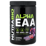 NutraBio, Alpha EAA, незаменимые аминокислоты, со вкусом винограда и ягод, 444 г (0,98 фунта)