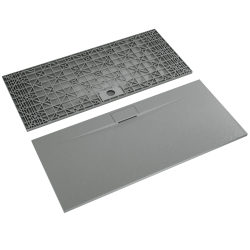 Душевой поддон прямоугольный RGW TKS-Gr Серый (800x2000)