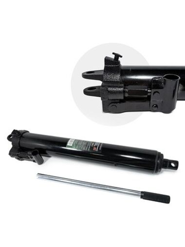 Цилиндр гидравлический удлиненный, 8т (общая длина - 660мм, ход штока - 500мм) RockForce##Rock FORCE RF-1208-1