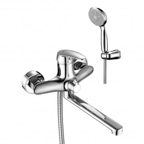 Смеситель универсальный с плоским поворотным изливом 200мм,хром LM0417C