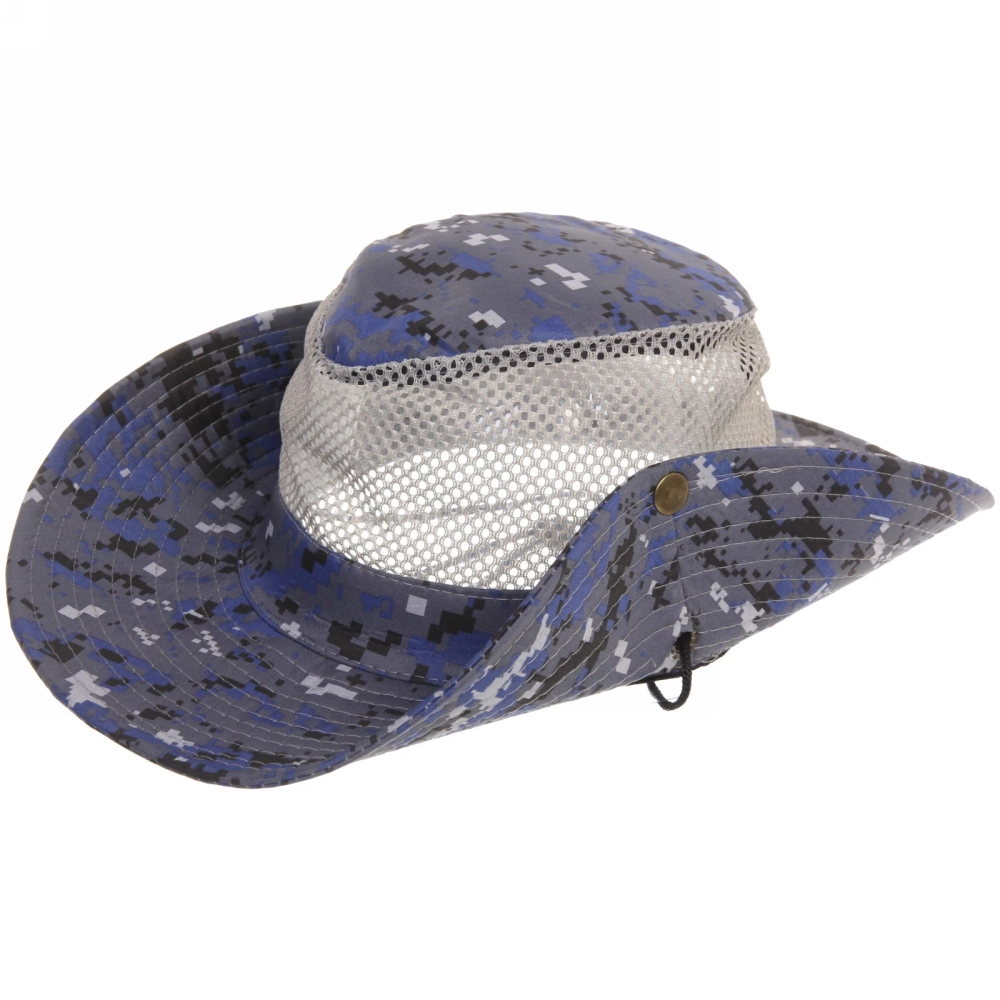 Шляпа мужская с клепками и сеткой «Tourist», микс 5 цвтов, 58р, ширина полей 7,5см