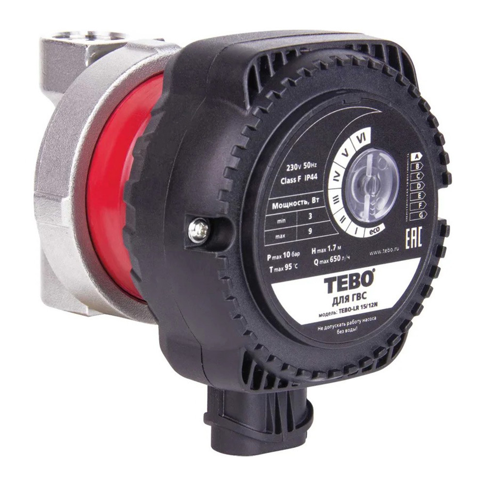 Насос циркуляционный Tebo Tebo-LR 15/12N T-НЦ.Г.701.15.12.CN для ГВС