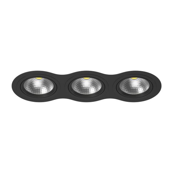 Комплект из светильника и рамки Lightstar Intero 111 (217937+217907+217907+217907) i937070707