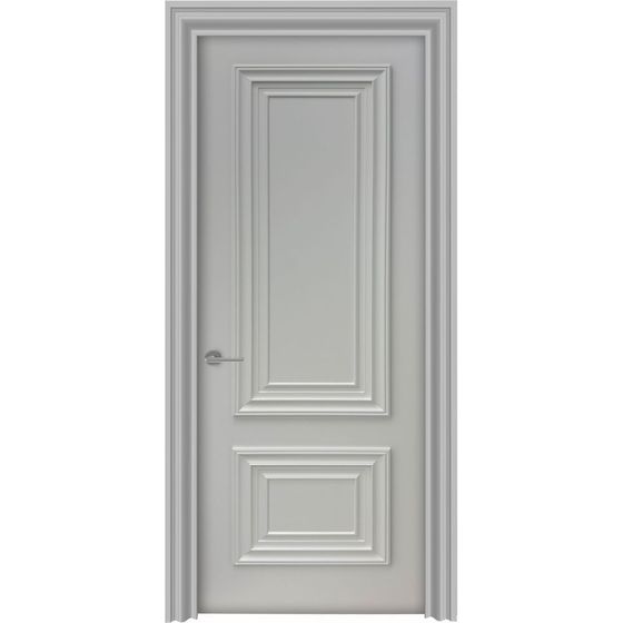 Цена на Межкомнатная дверь эмаль Прима Багет RAL 7047 глухая Купить Межкомнатная дверь эмаль Прима Багет RAL 7047 глухая