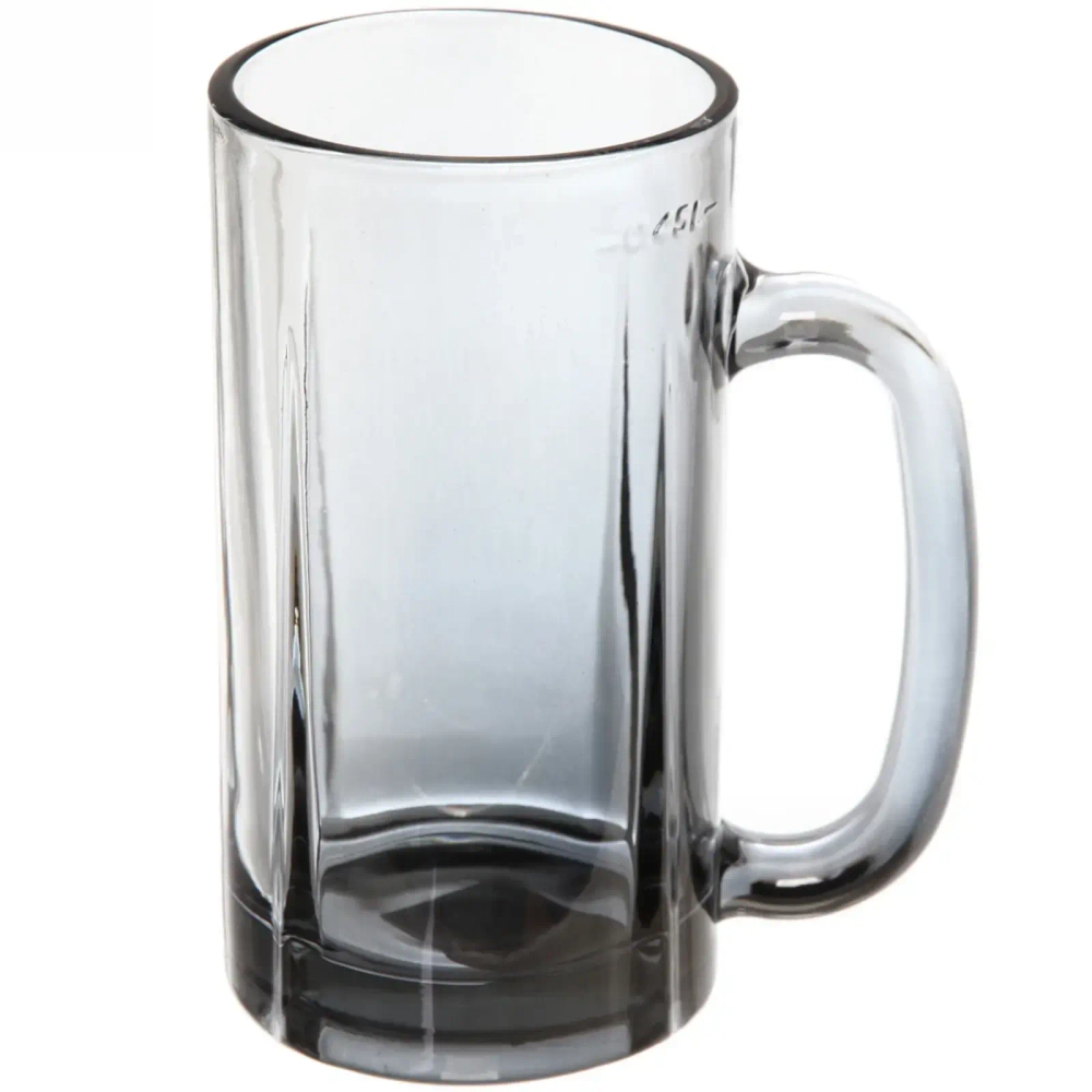 Кружка пивная 450 мл «Pearl» серая 8*15,5см