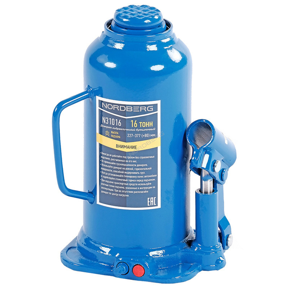 NORDBERG (N31016) Домкрат бутылочный 16 т