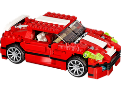 LEGO Creator: Красный мощный автомобиль 31024 — Roaring Power — Лего Креатор Создатель Творец