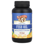 Barlean's, Fresh Catch®, рыбий жир, омега-3 ЭПК и ДГК, апельсин, 250 капсул (300 мг в капсуле)