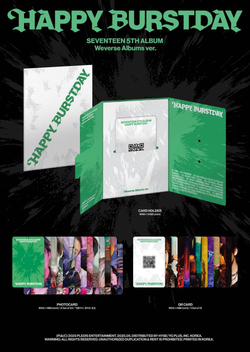 Альбом SEVENTEEN - HAPPY BURSTDAY 5th Album WVS ALBUMS Version