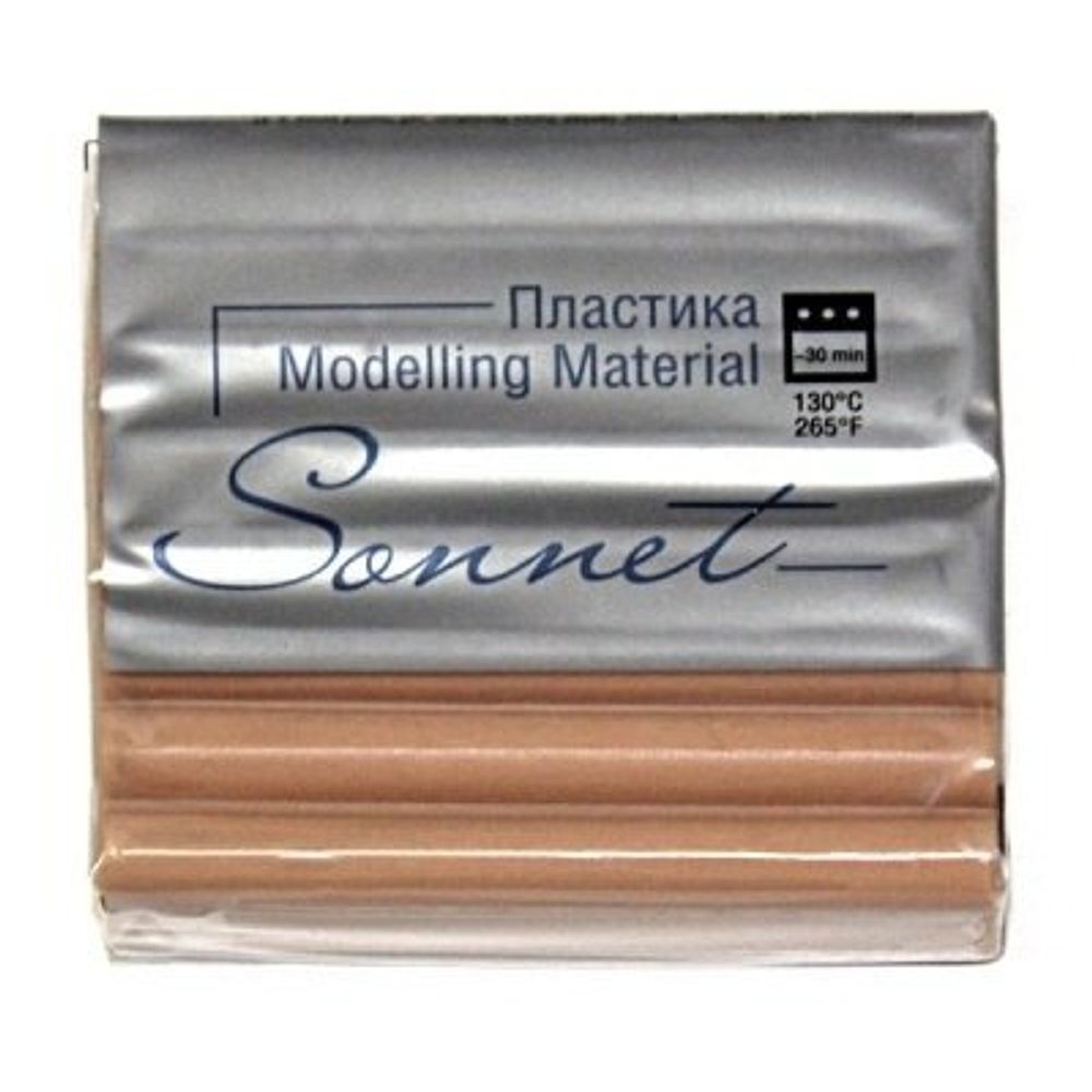 Полимерная глина (пластика) Сонет, 56 гр., брус миндальный