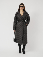 Стеганое пальто женское на утеплителе Alpolux