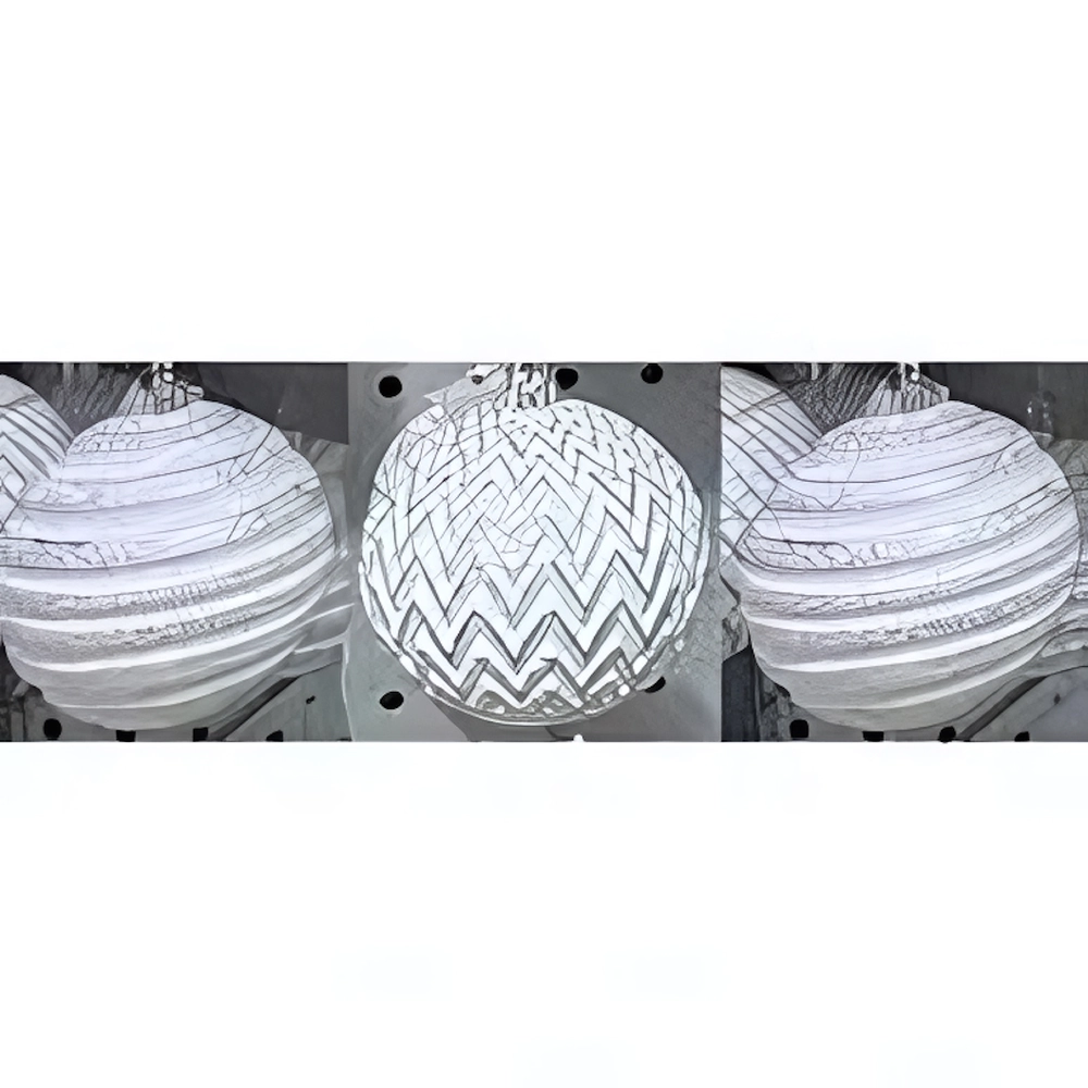 Новогодние шары VERSAILLES «Лесное таинство» 8 см (набор 3 шт), Белый/серебро