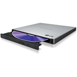 Внешний оптический привод LG DVD-RW GP57ES40 ext. Silver Slim Ret USB2.0 (совместим с 3.0)