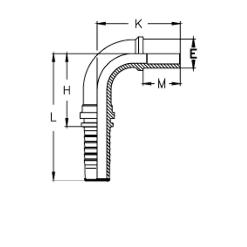 Фитинг DN 05 BEL (Ш) 6 (90)