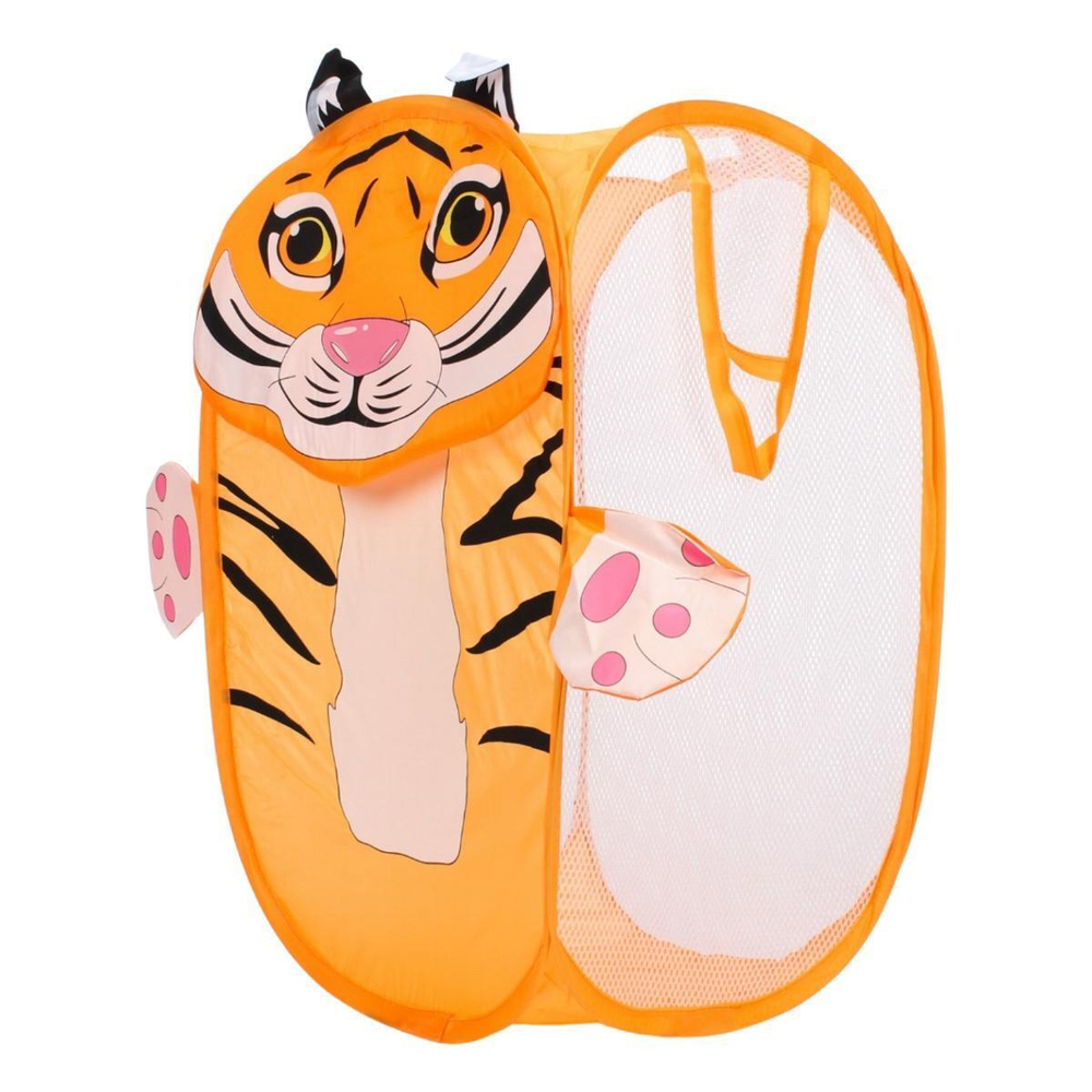 Контейнер для хранения детских игрушек (55х34 см) "ТИГР", сетка