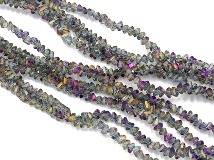 Нить бусин для украшений 4мм (ювелирное стекло)