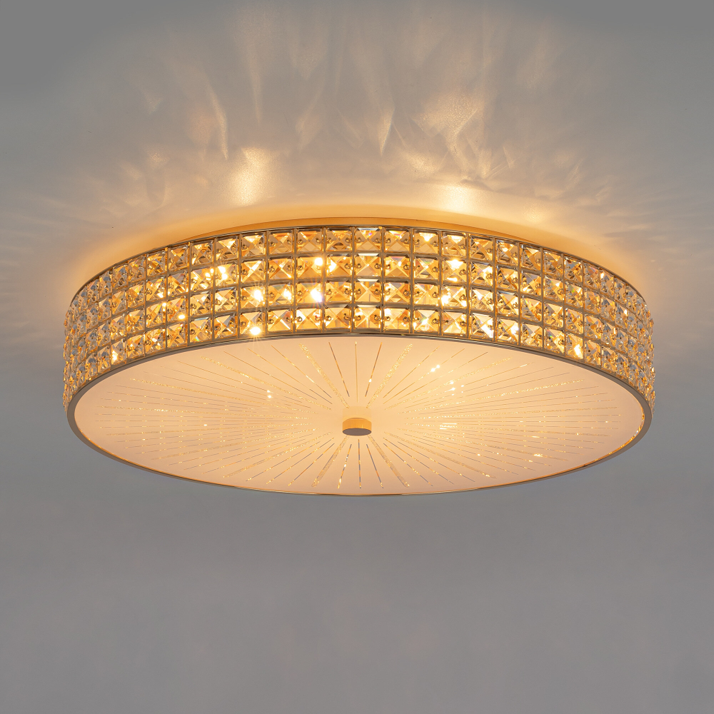 Citilux Портал CL324102 Люстра хрустальная Золото