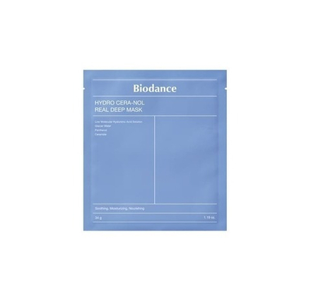 Biodance Гидрогелевая маска восстанавливающая с пантенолом и керамидами, 34 гр