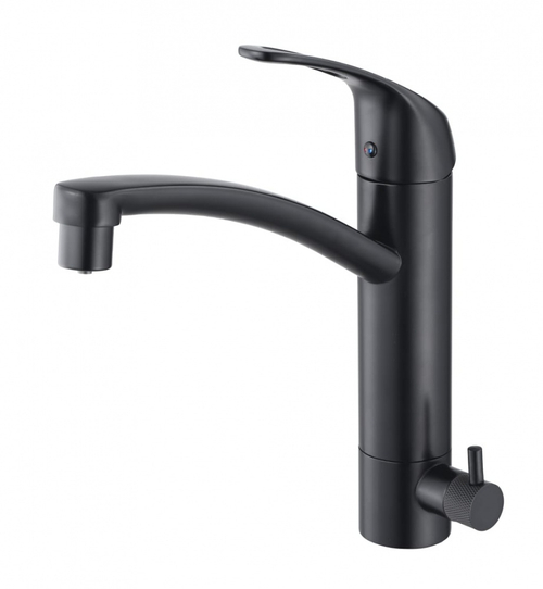 16027-C Смеситель для кухни, под фильтр (ЧЕРНЫЙ) GANZER (10/1шт)