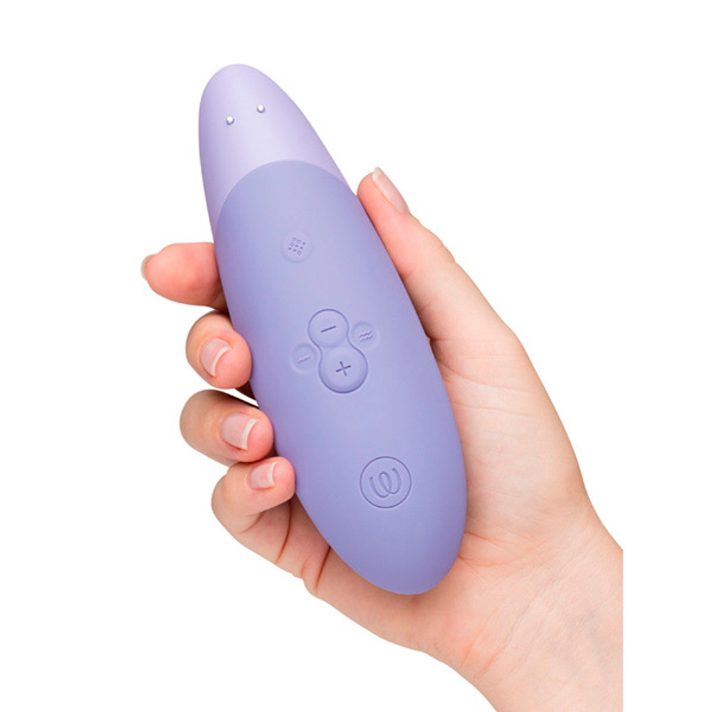 Сиреневый бесконтактный клиторальный вибростимулятор Womanizer Enhance Lilac WZSN1SG3