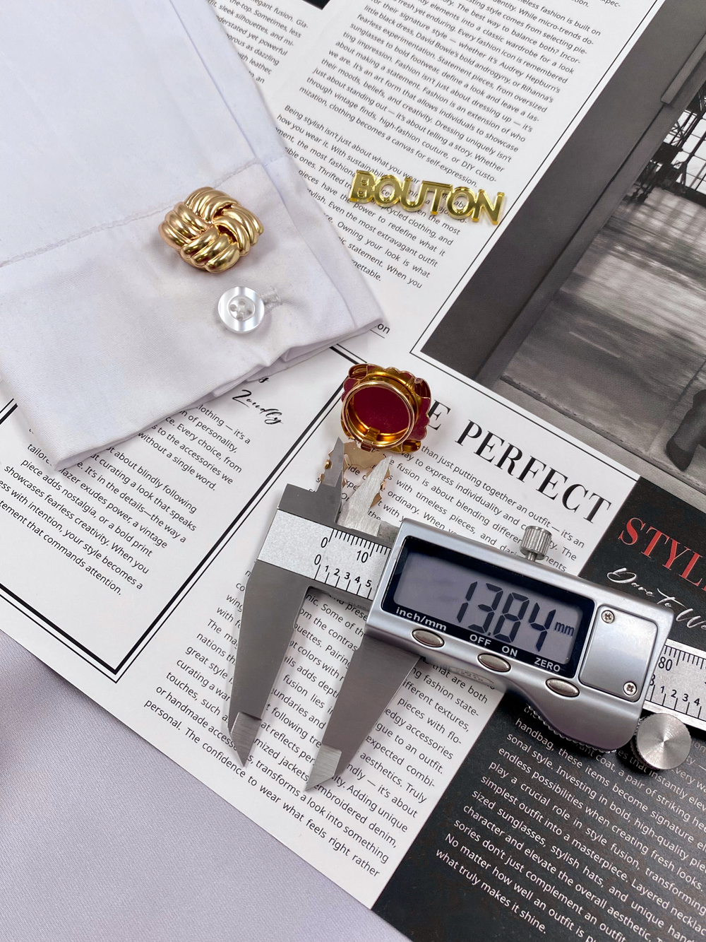 Накладка на пуговицу Квадрат витой