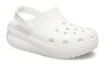 Children's Crocs Classic clog hole all-match thick-soled wear-resistant breathable children's sandals white