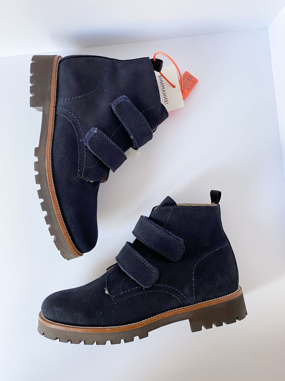 Новые замшевые ботинки Beberlis, 34,5