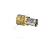 Муфта для МП/PE-X труб латунь пресс Дн 20х1/2" ВР RM109 Giacomini RM109Y037
