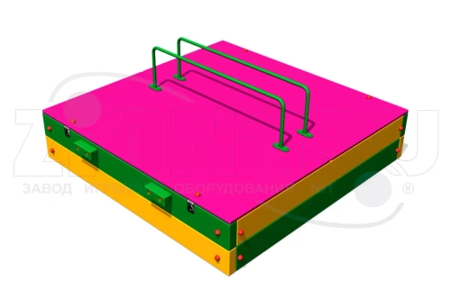 Песочница с откидной крышкой