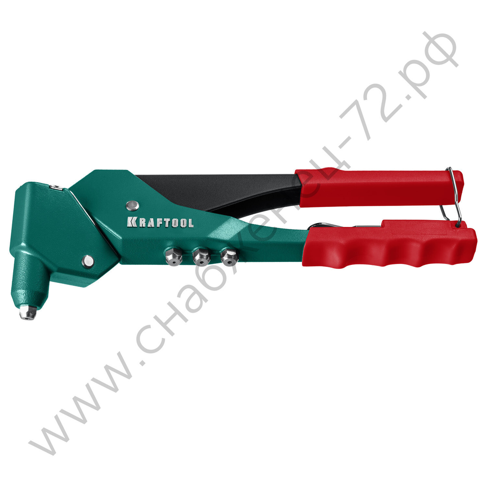 KRAFTOOL RX-7 360°, 2.4-4.8 мм, литой поворотный заклепочник в кейсе (31176-H6_z01)