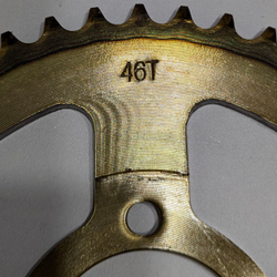 Звезда ведомая 420-46T для мотоцикла (венец)