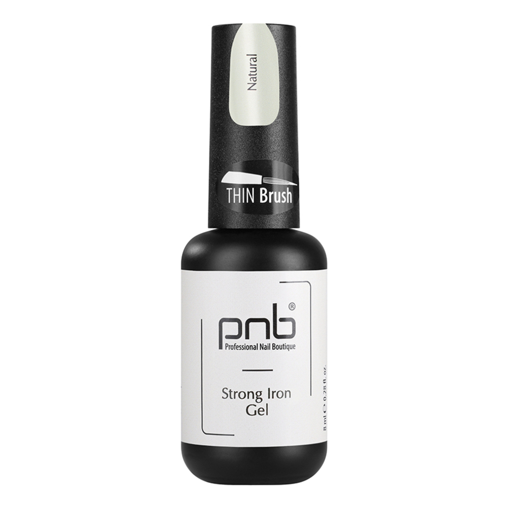 Гель конструирующий Стронг Айрон натуральный 8мл/ UV/LED Strong iron gel Natural PNB, 8 ml