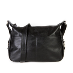 Стильная женская повседневная чёрная сумочка из экокожи Dublecity М-СД-66