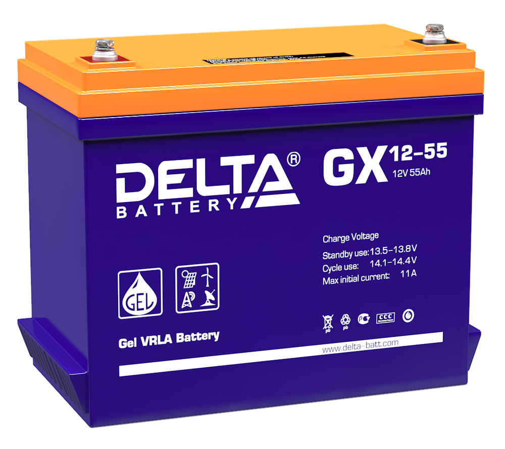 Батарея  Delta GX 12-55