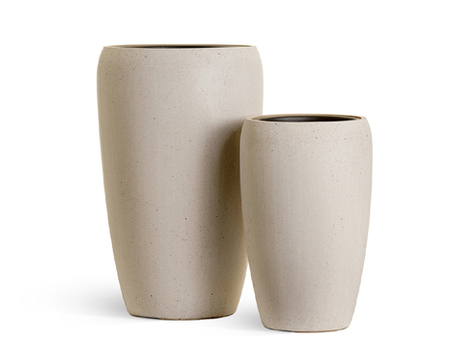 Кашпо TREEZ Effectory - серия Beton - Высокий округлый конус