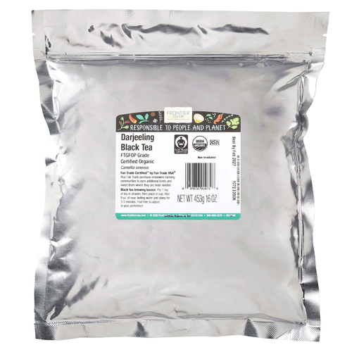 Frontier Co-op, органический черный чай Дарджилинг, 453 г (16 унций)